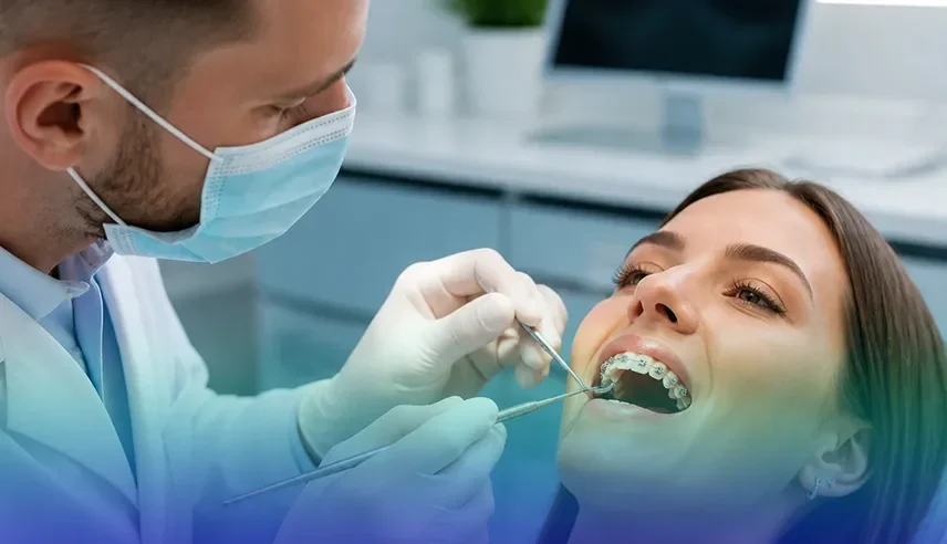 نحوه انجام ارتودنسی ثابت فلزی به صورت صحیح