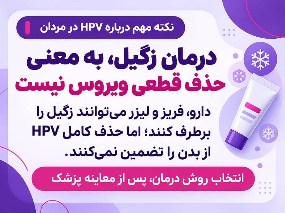 hpv در مردان چگونه درمان میشود